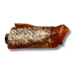 Morceau de Peau de Saumon avec chair